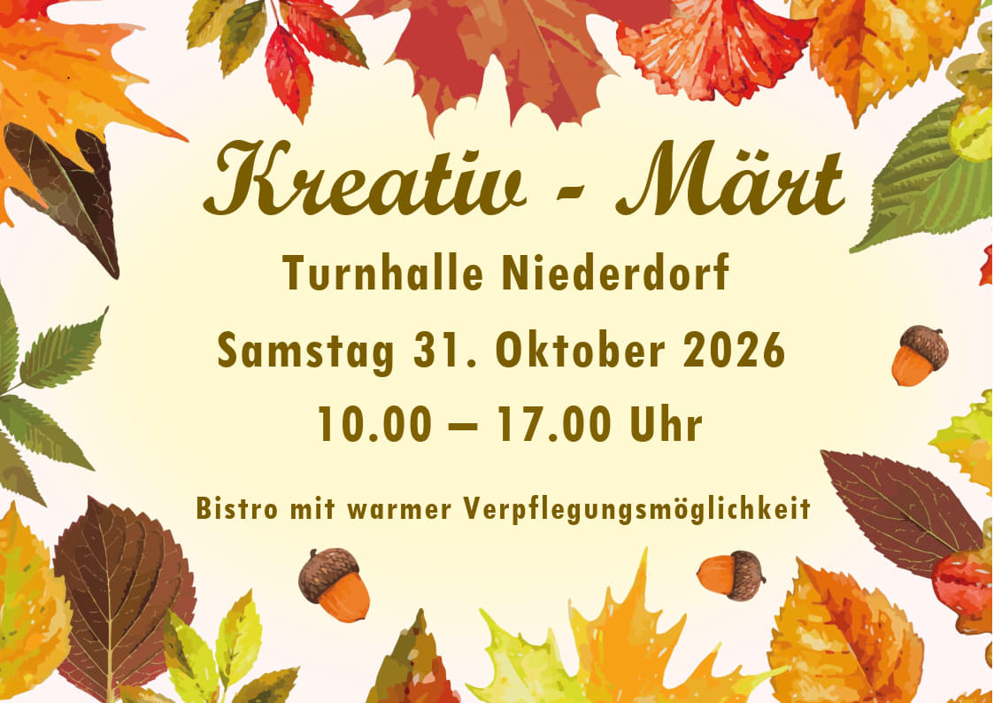 Kreativ Märt 31.10.2026